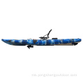4.1 meter kayak memancing tunggal dengan tempat duduk laras